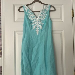 NWT Lily Pulitzer size 0 aqua dress